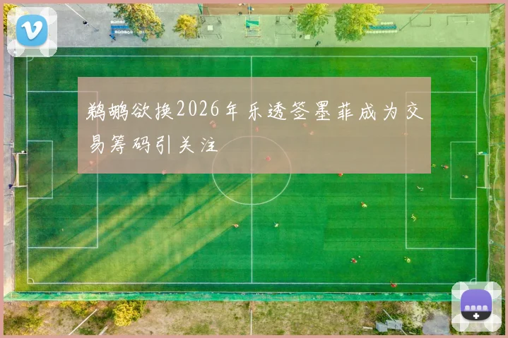 鹈鹕欲换2026年乐透签墨菲成为交易筹码引关注